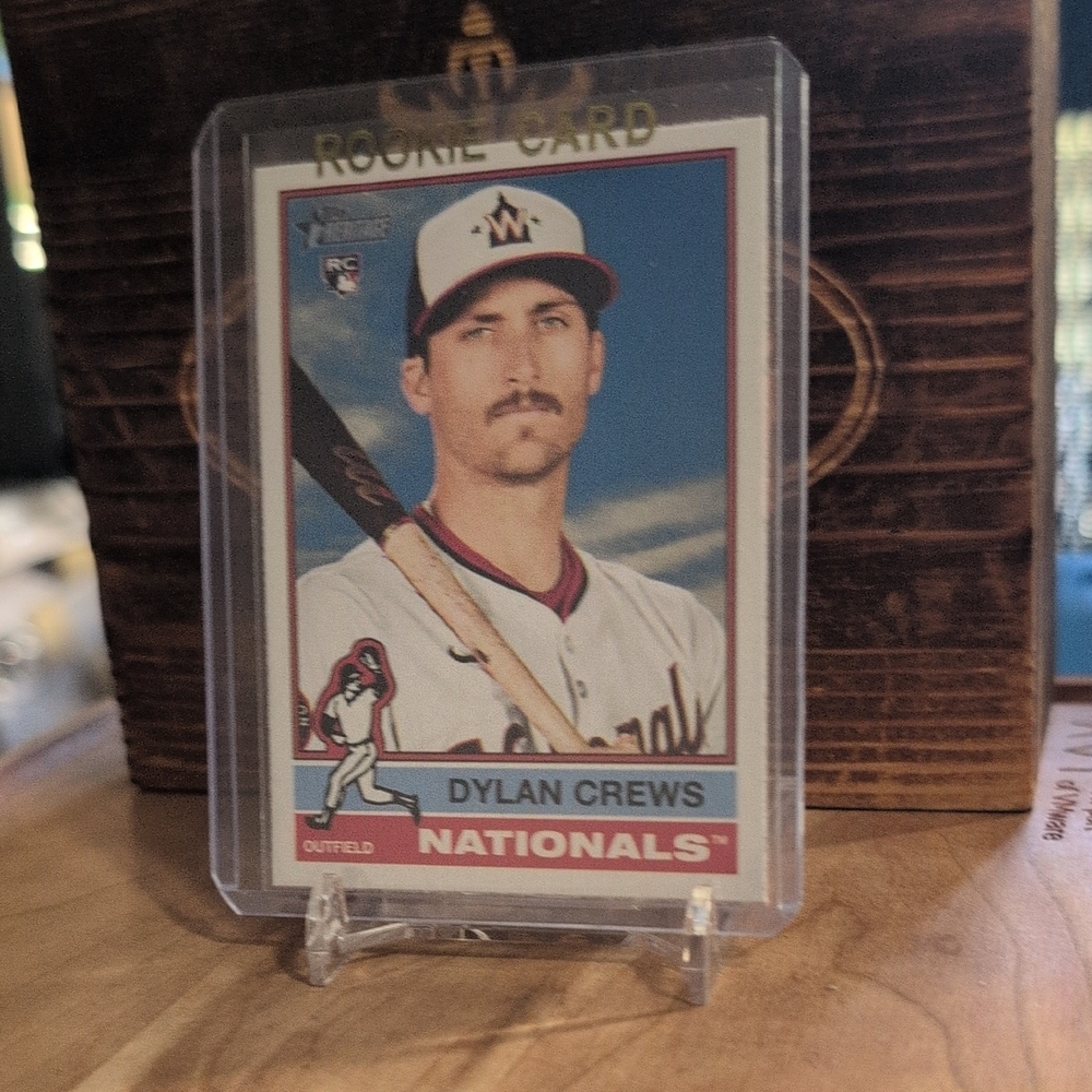 2025 Topps Heritage Dylan Crews Rookie Card Nationals